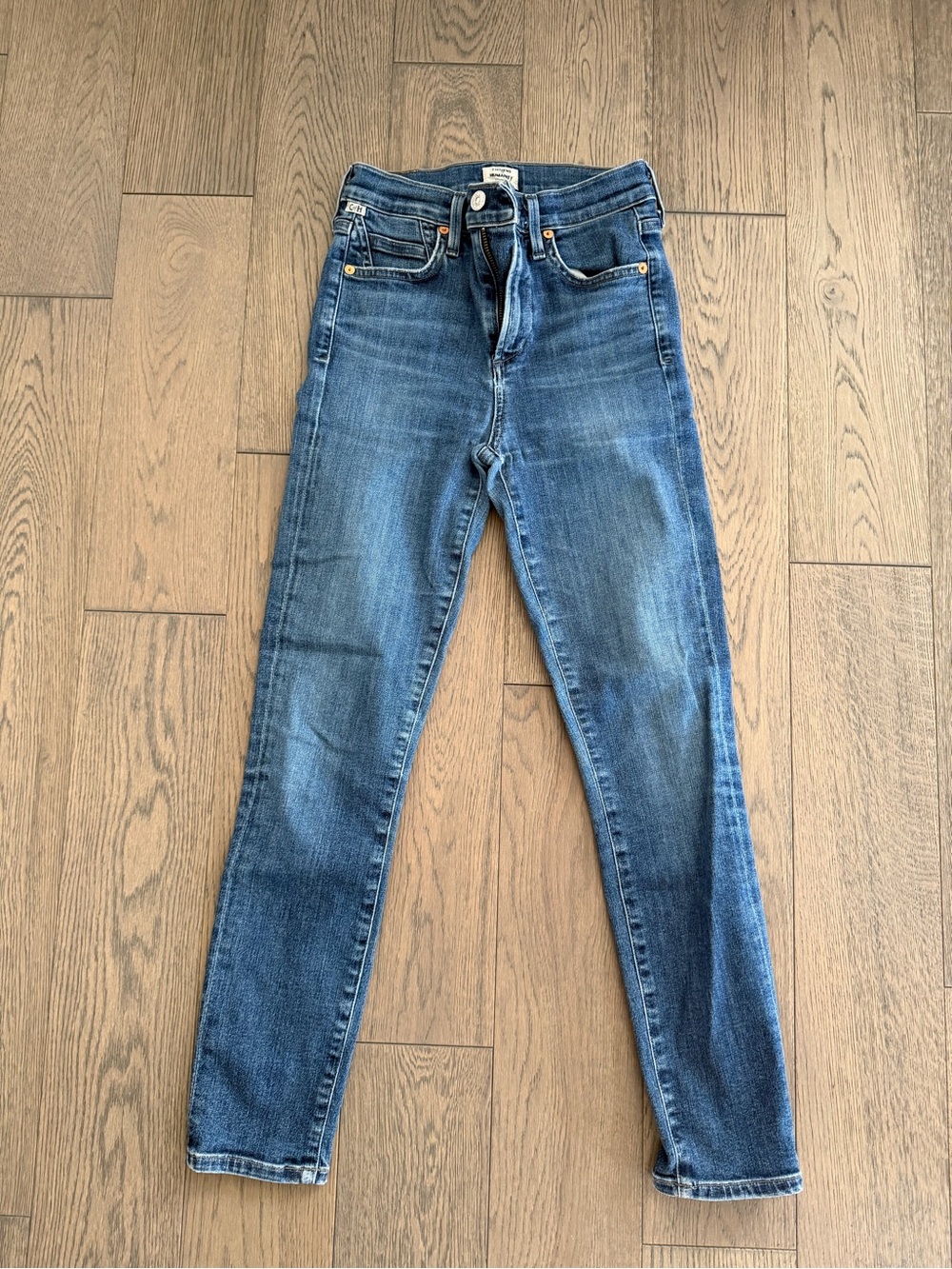 Citizens of Humanity - Rocket Crop Denim -  Blue
